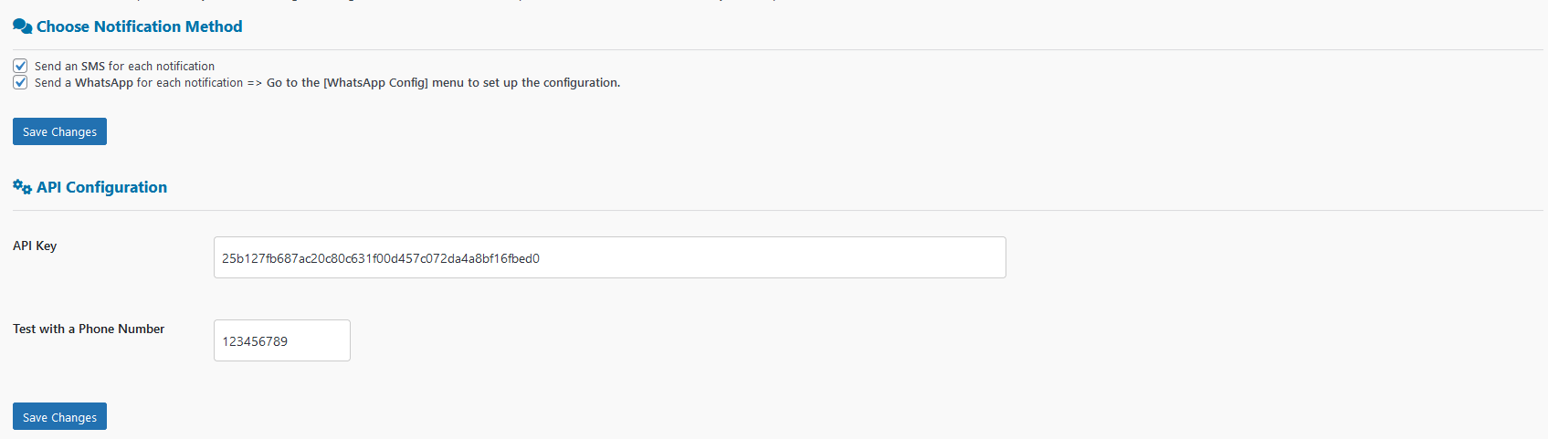 WooCommerce integration configuration example 1