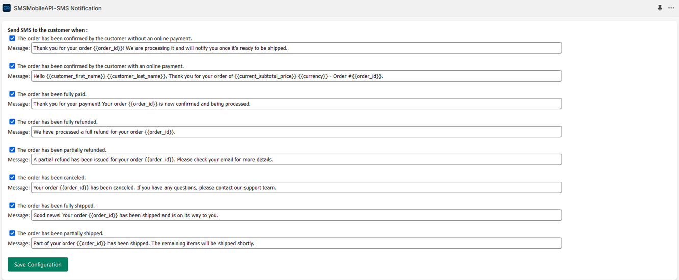Shopify Integration form example 2