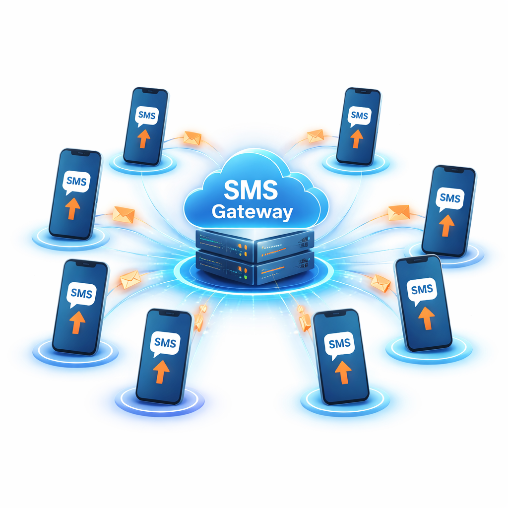 SMS-шлюз, створений з мобільних телефонів
